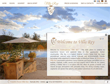 Tablet Screenshot of hotelvillarey.com